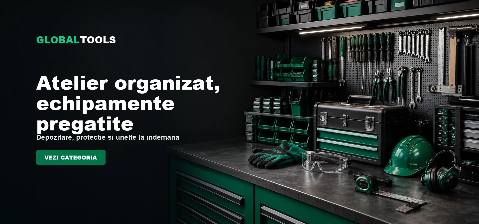 Atelier organizat, echipamente pregatite