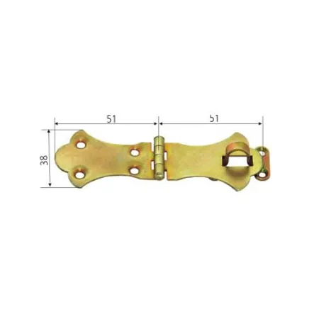 Balama cu Inel Lacat pentru Cufere 76X50MM