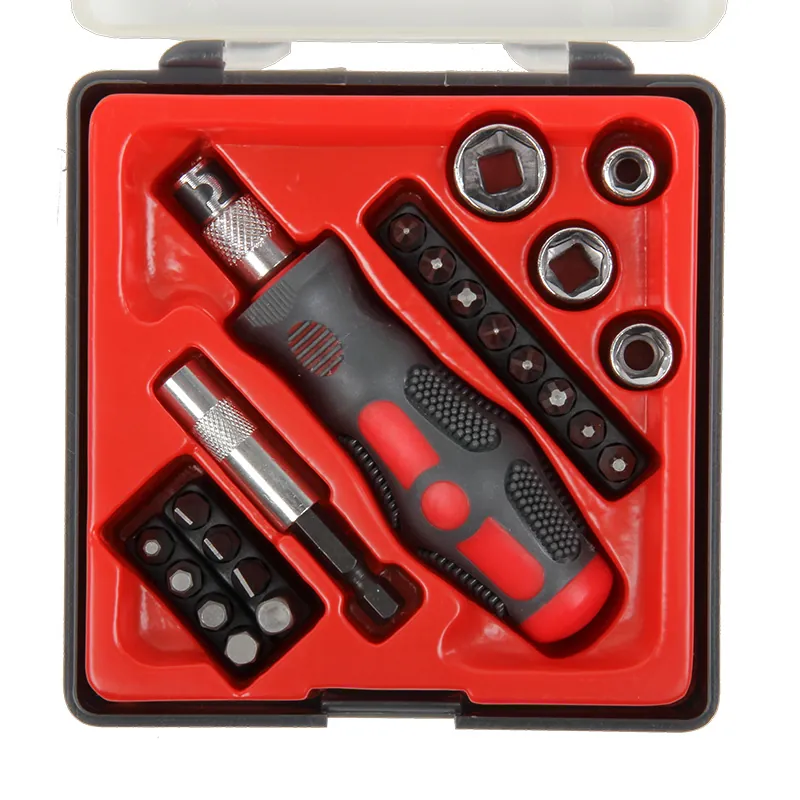 Set Varfuri si Tubulare cu Surubelnita - 22P.