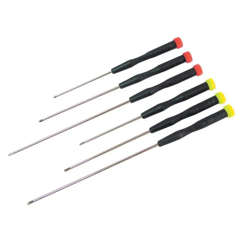 Set Surubelnite Precizie cu Maner si Tija Lunga - 6P.