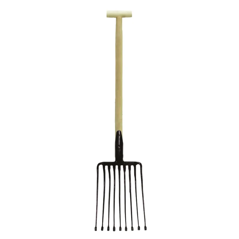 Furca pentru Cartofi cu Maner Lemn Tip-T 275X370/1370MM