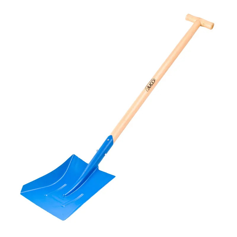 Lopata Carbune Otel cu Maner Lemn Tip-T 235X295/900MM