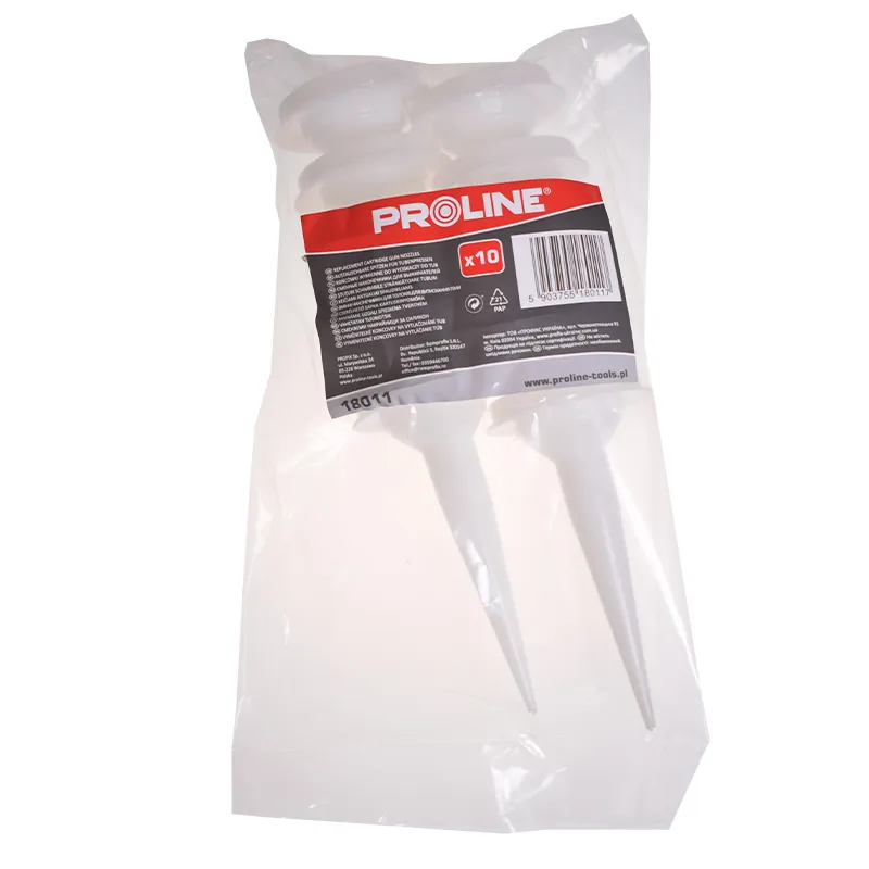 Duze Pistol Silicon cu Tub Dozator, 10/Set
