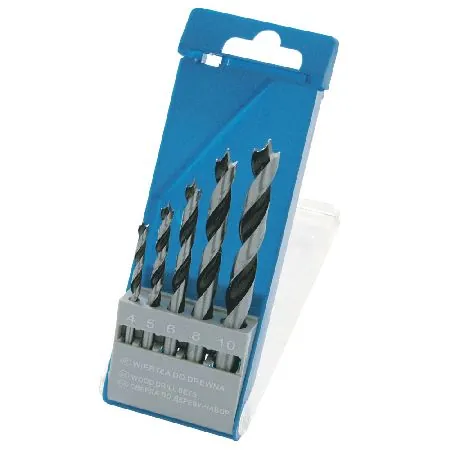 Set Burghie Lemn din Otel 4-10MM - 5P.