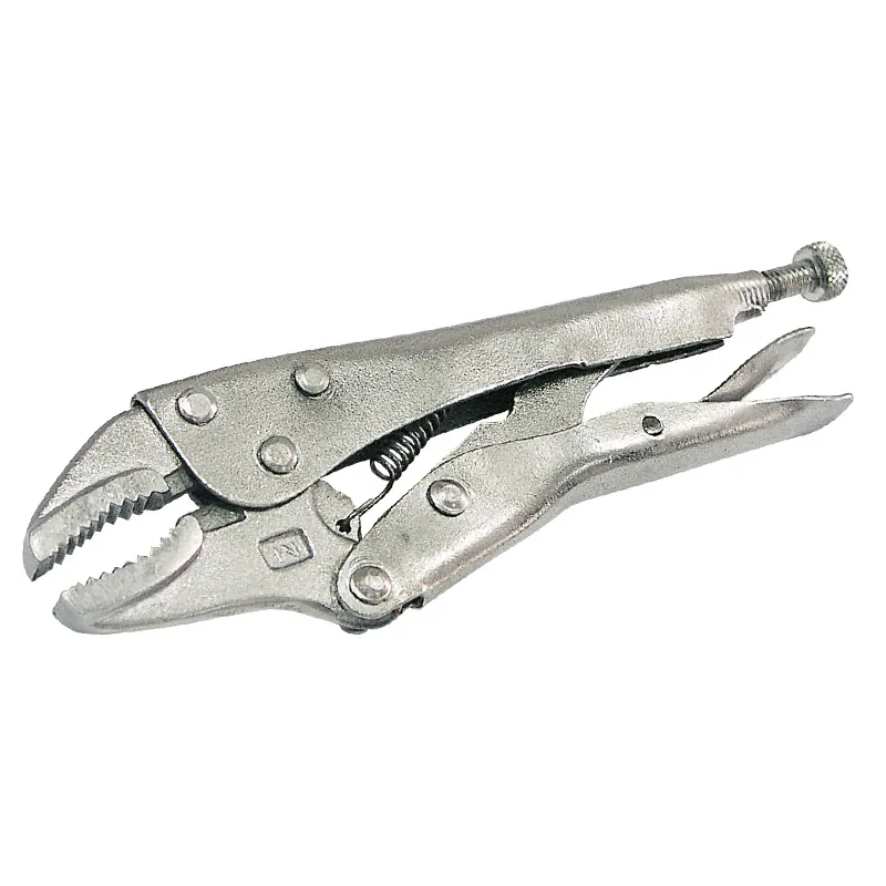 Cleste Blocare Nichelat cu Cioc Rotunjit 180MM