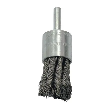 Perie Sarma Impletita Tip Cupa Mica cu Tija 22MM