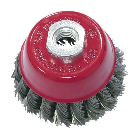 Perie Sarma Impletita Tip Cupa cu Filet 65MM