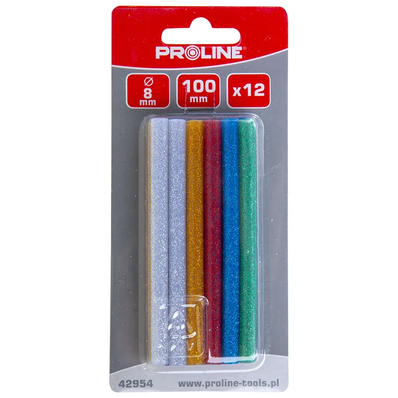Baghete Silicon Sclipici in Blister 8X100MM, 12/Set