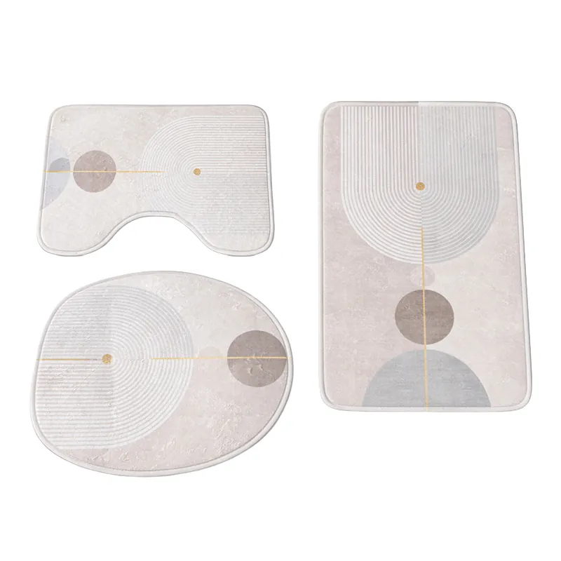 Covorase Baie Flanel - 40X60/40X50/40X45CM / Cercuri