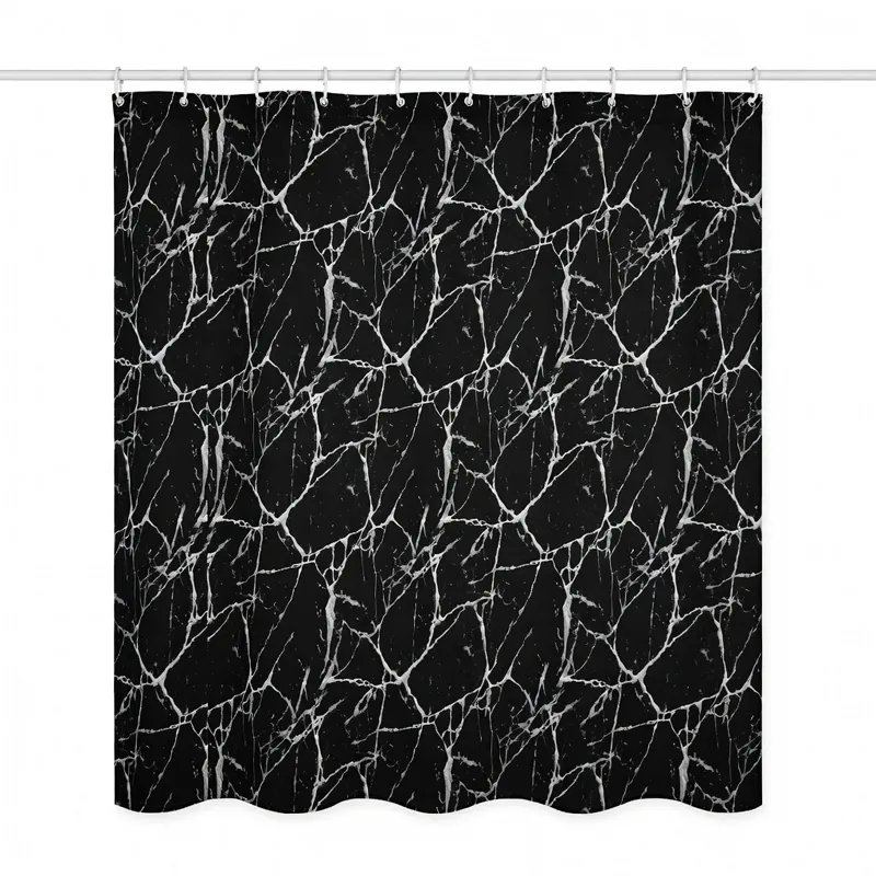 Perdea Dus 90G / 180X200CM - Model-Marmura-Neagra