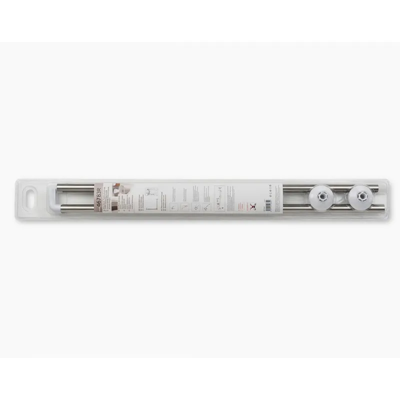 Bara Perdea Dus Inox Tip-L - 80X80CM
