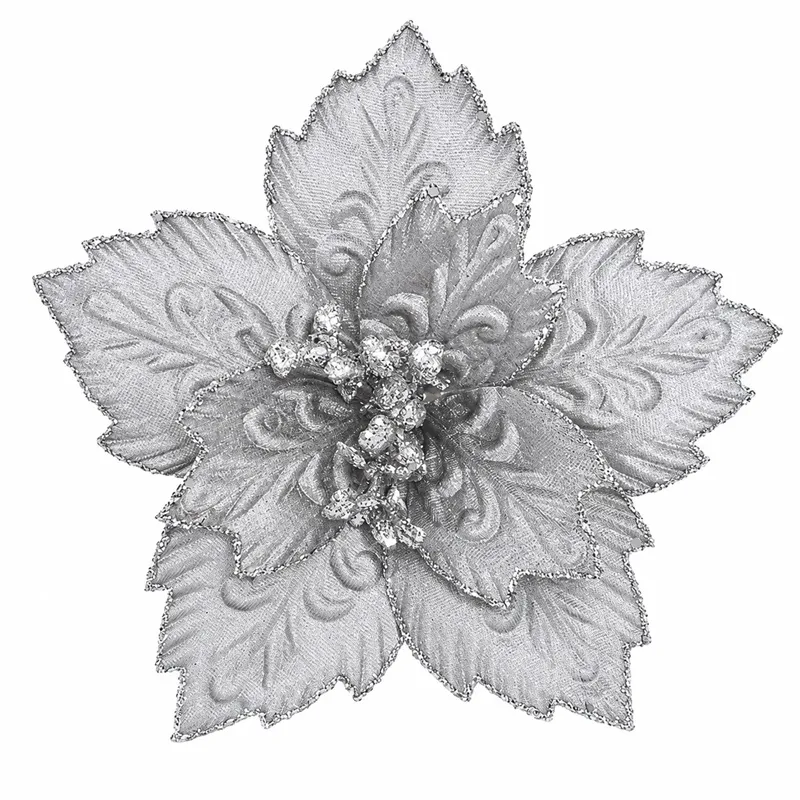 Floare Decorativa de Craciun 22X19CM Sysdh-A3025046