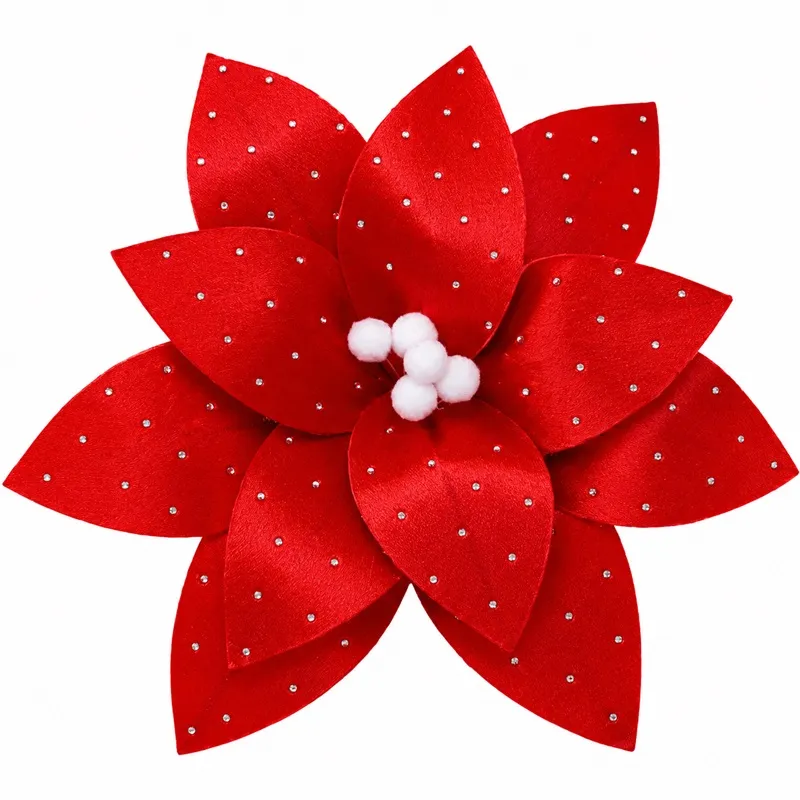 Floare Decorativa de Craciun 26X15CM Sysdh-A3025083