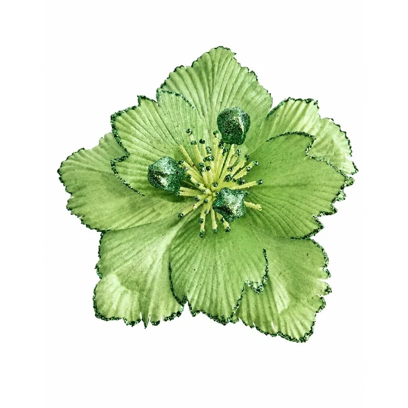 Floare Decorativa de Craciun 28X17CM Sysdh-A3025278