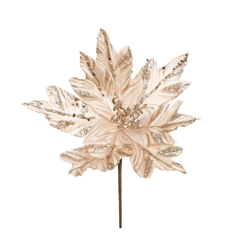 Floare Decorativa de Craciun 28CM Sysdh-A3025299