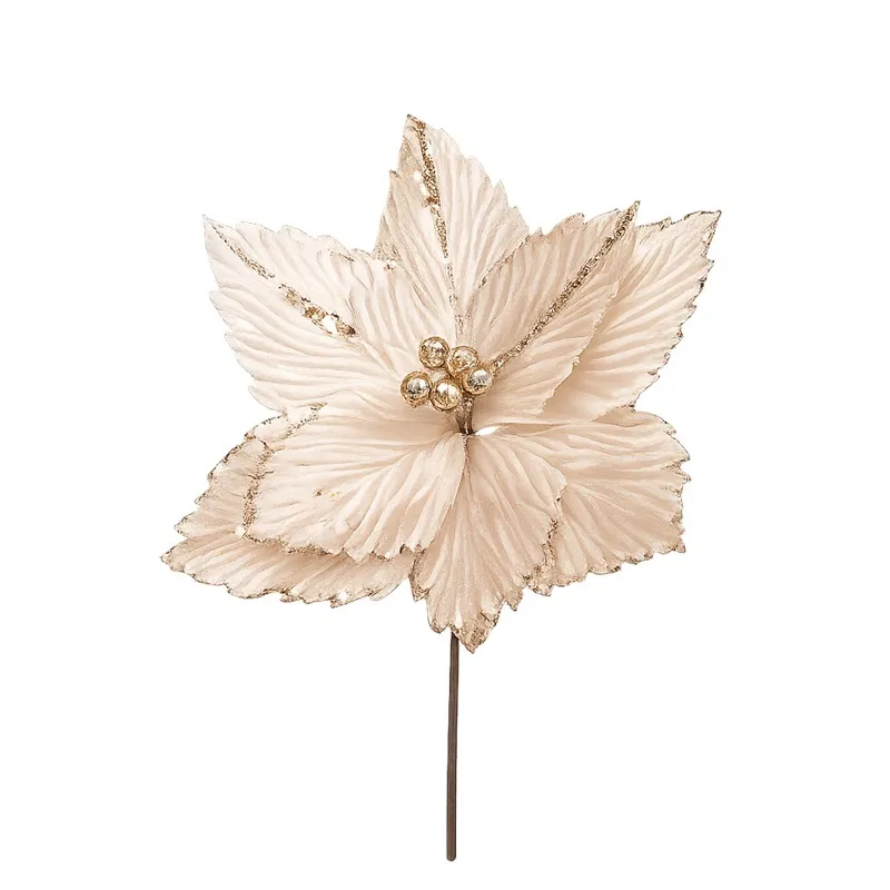 Floare Decorativa de Craciun 36CM Sysdh-A3025354
