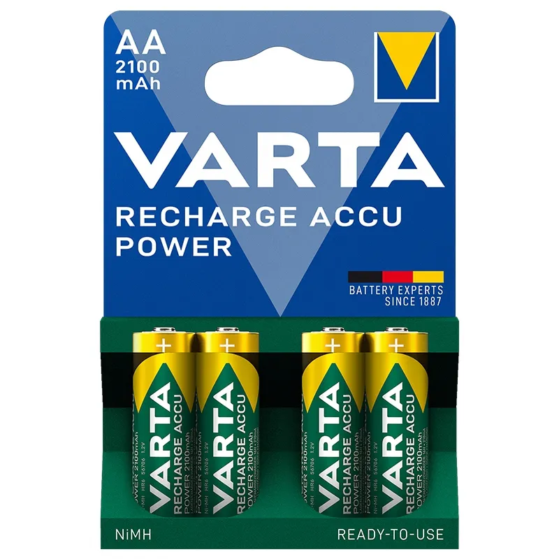 Varta Rech.Accu Power Aa 2100MAH Bli 4