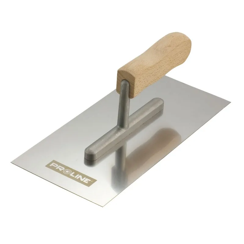 Gletiera Inox cu Maner Lemn 380X130MM