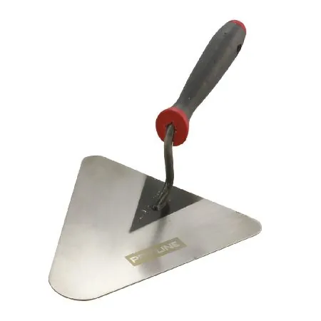 Mistrie Otel Triunghiulara cu Maner Gumat 180X170MM