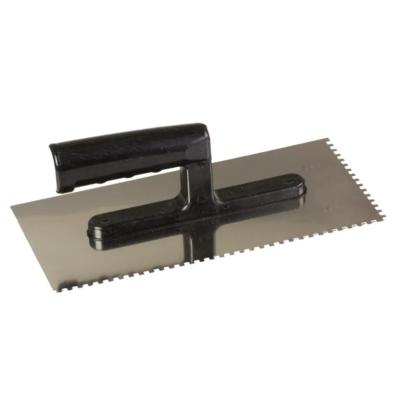Gletiera Inox Dintata cu Maner Plastic 270X130/10MM