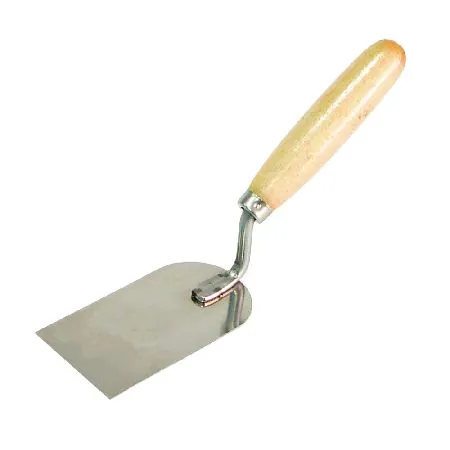 Mistrie Inox Dreapta cu Maner Lemn 100X60MM