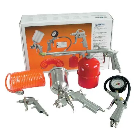 Trusa Pistoale Pneumatice si Furtun - 5P.