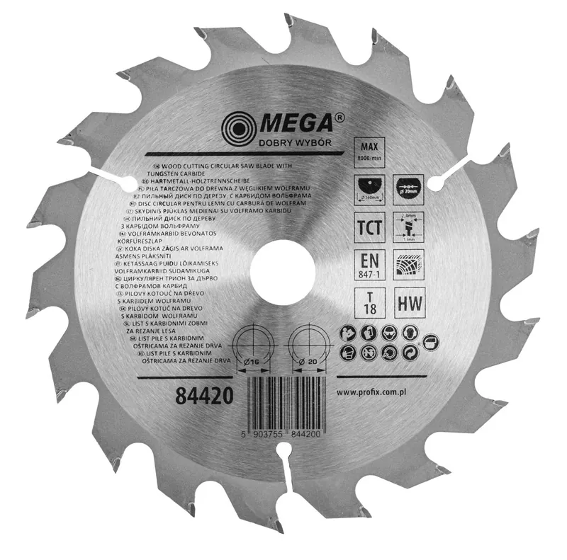Disc Circular pentru Lemn cu Dinti Caliti 250MM / 60D.