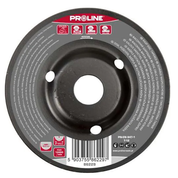 Disc Raspel Conic / Aspru - 125MM