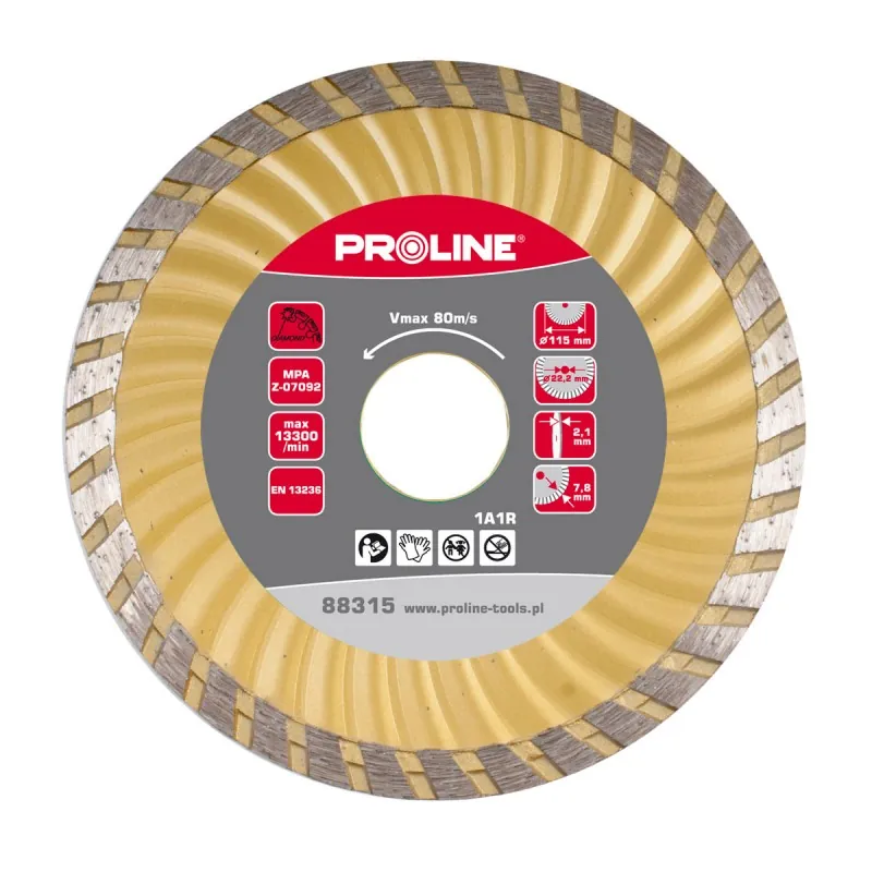 Disc Diamantat Turbo Canelat Super Dur 125MM