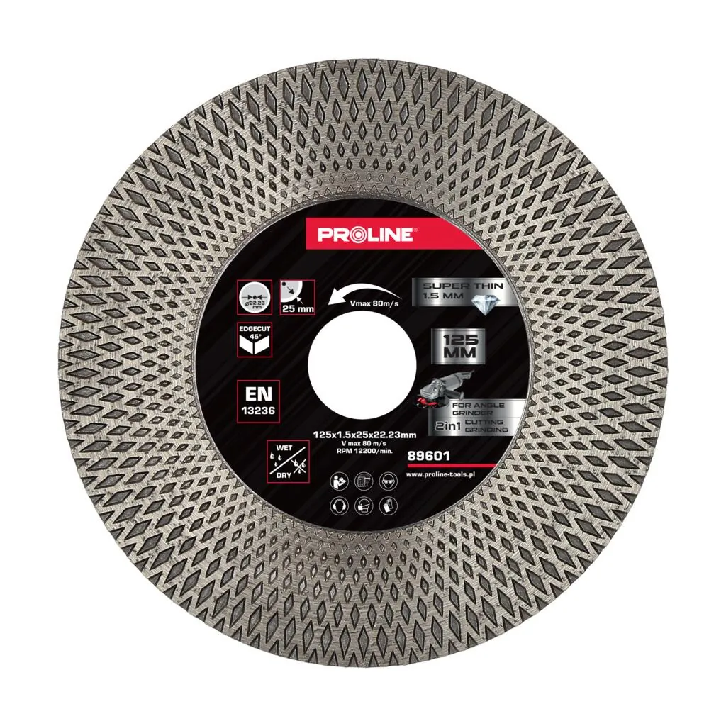 Disc Diamantat Subtire Debitare-Slefuire 125MM