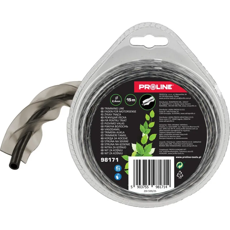 Fir Motocoasa Ranforsat - Patrat-Rasucit 3.0MM / 15M