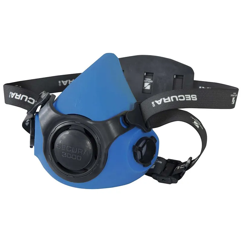 Masca Gaz din Silicon cu Doua Locase pentru Filtru
