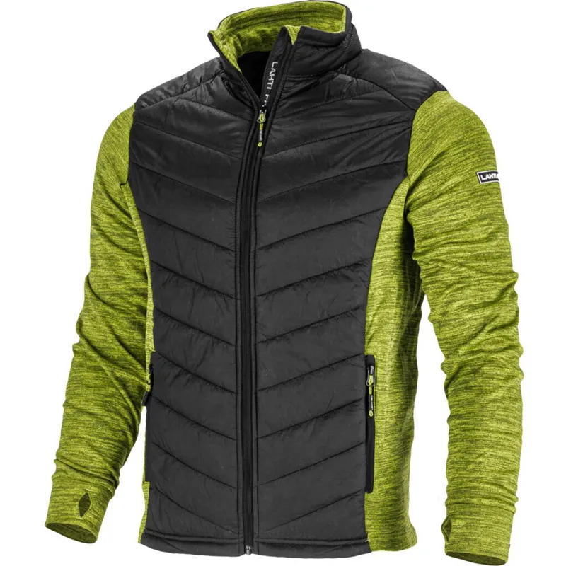 Jacheta cu Imprimeu si Matlasare / Verde-Negru - XL