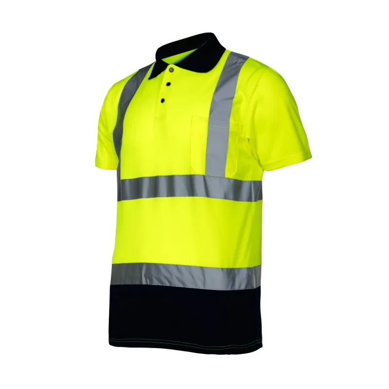 Tricou Reflectorizant Polo / Verde - 2XL