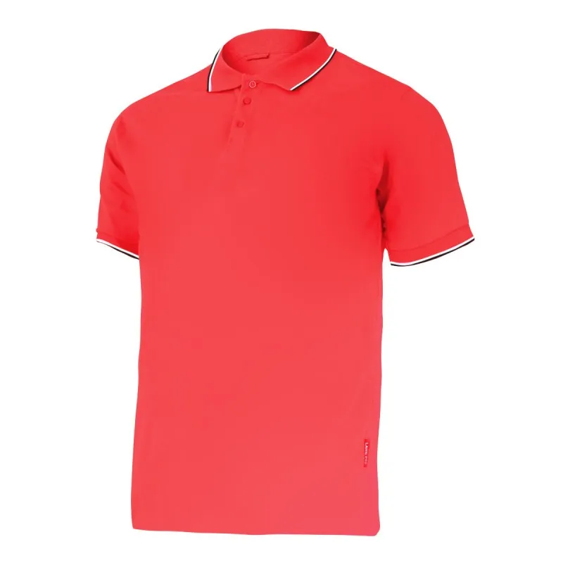 Tricou Bumbac Polo Subtire / Rosu - 3XL