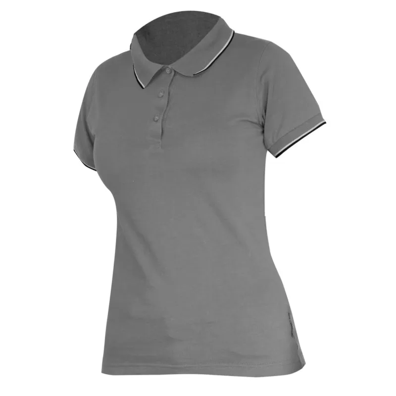 Tricou Bumbac Polo (Dama) / Gri - 3XL