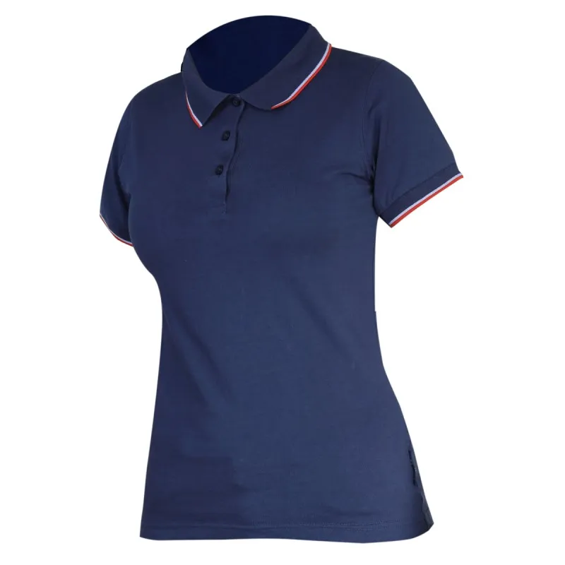 Tricou Bumbac Polo (Dama) / Albastru - 2XL