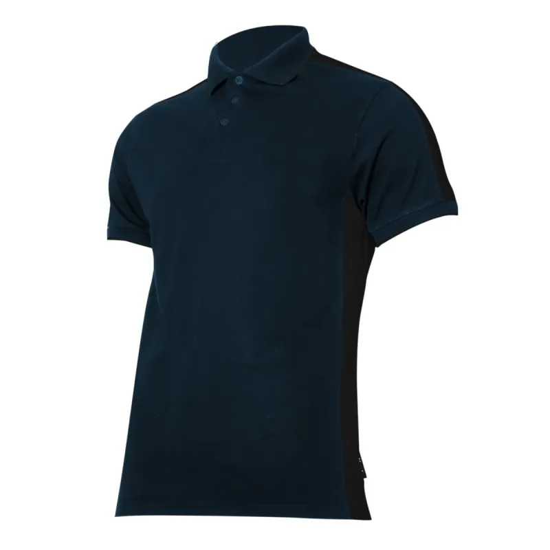 Tricou Bumbac Polo Multicolor / Albastru-Negru - 2XL
