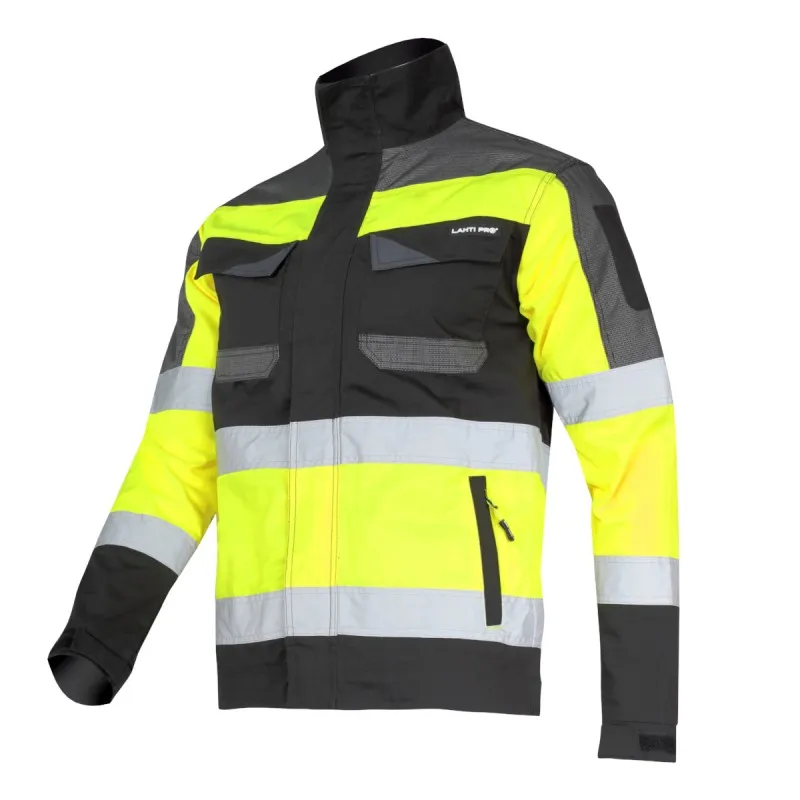 Jacheta Reflectorizanta Slim-Fit / Verde - 3XL