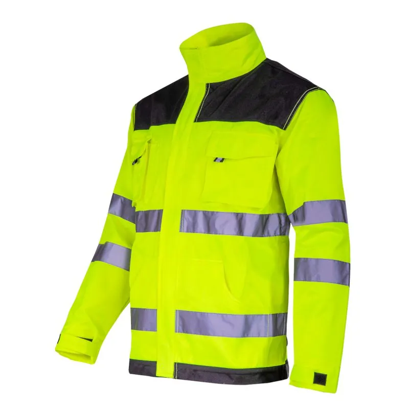 Jacheta Reflectorizanta Intarita / Verde - 3XL