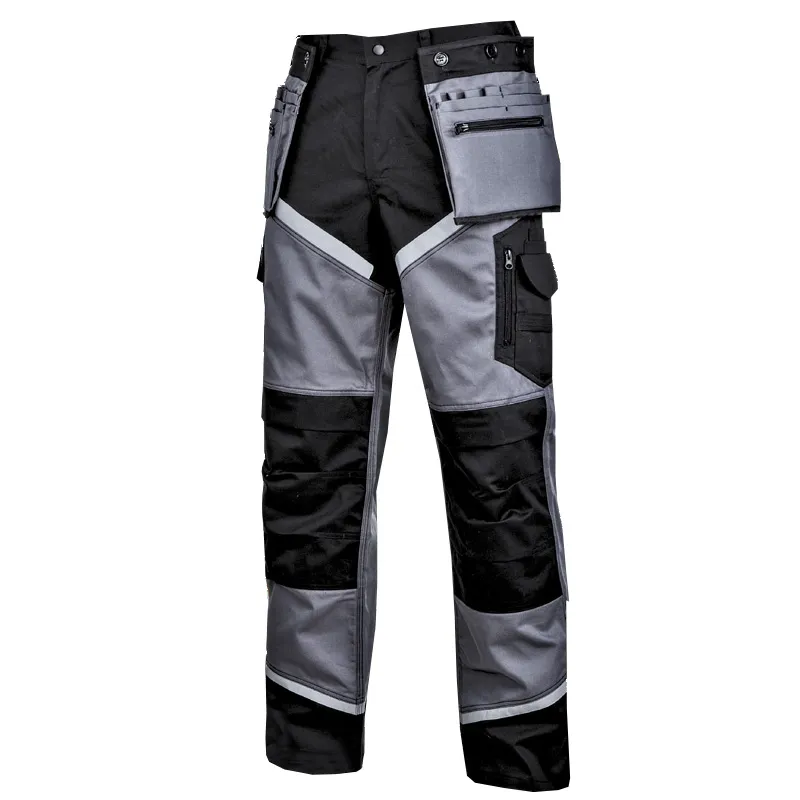 Pantalon Lucru Gros Premium Negru-Gri - 2XL/H-188
