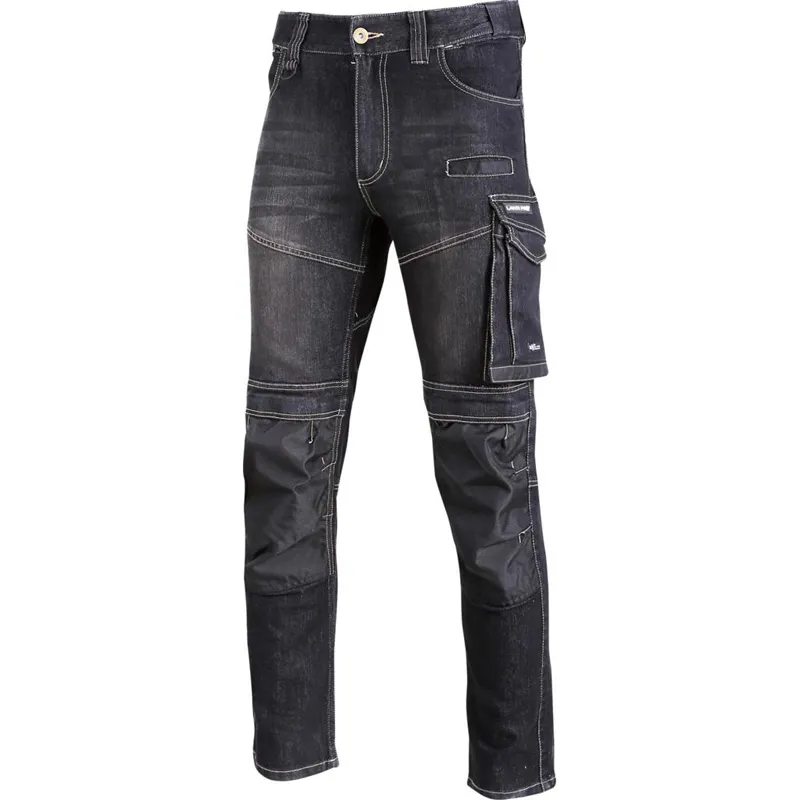 Pantalon Lucru Tip-Blugi Slim-Fit Elastic Inchisi - 2XL