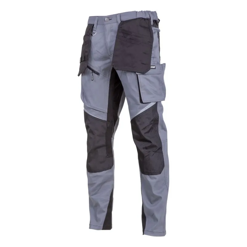 Pantalon Lucru Slim-Fit Elastic / Gri - XL/H-182