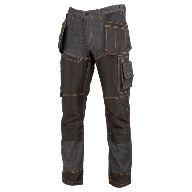 Pantalon Lucru Tip-Blugi cu Intaritura Inchisi - 3XL