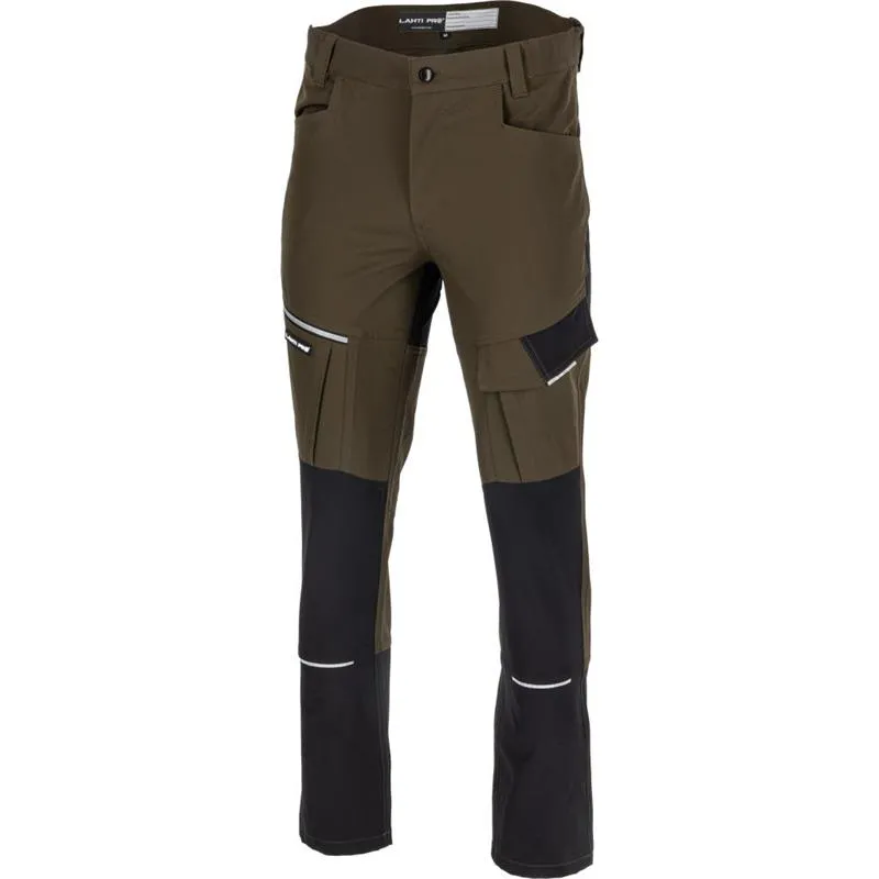 Pantalon Lucru Slim-Fit-Elastic Usor / Kaki - L