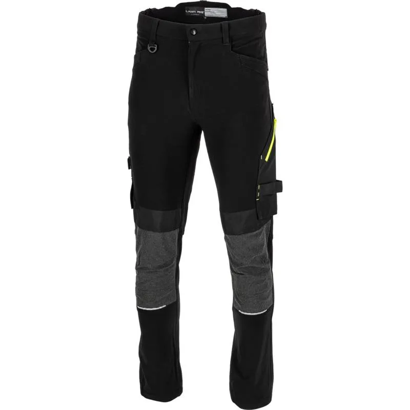 Pantalon Lucru Slim-Fit-Elastic Durabil / Negru - 2XL