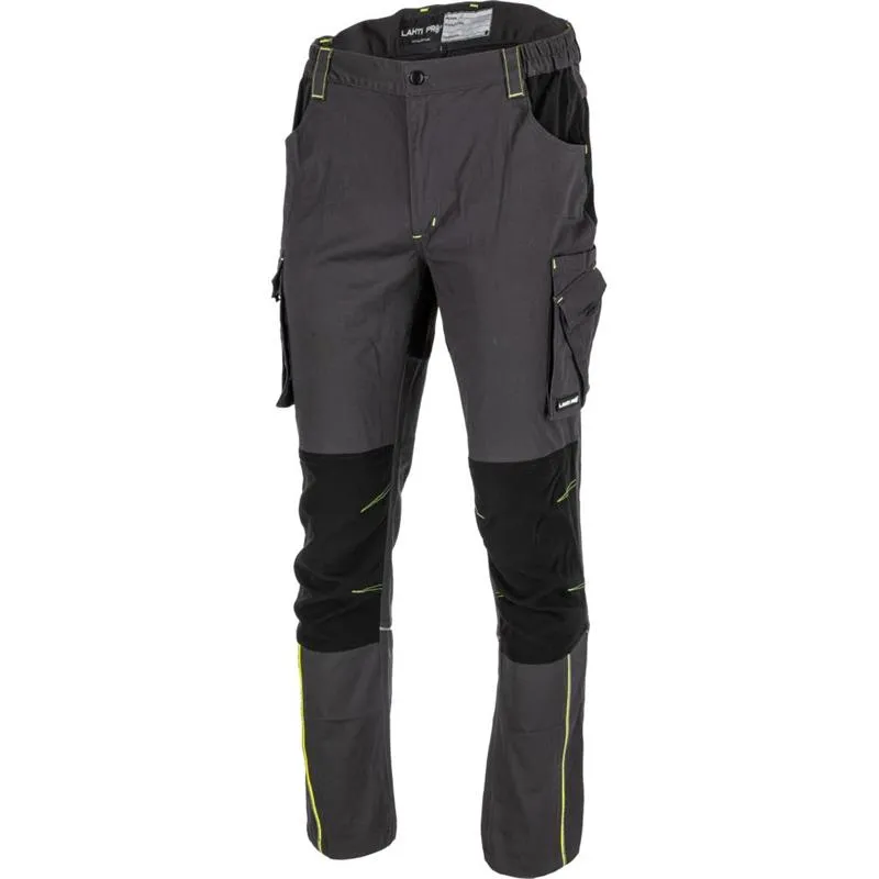 Pantalon Lucru Slim-Fit-Elastic Confortabil / Gri - 3XL