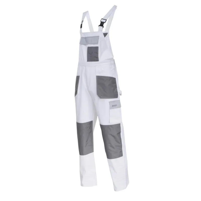 Salopeta Lucru Mediu-Groasa Bumbac / Alb - XL/56