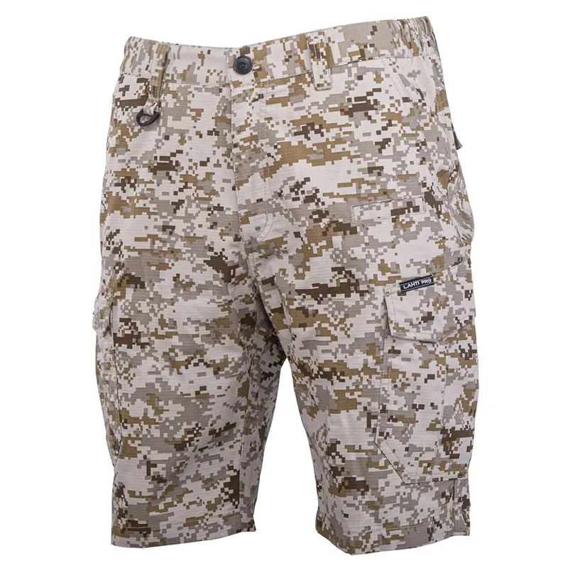 Pantalon Slim-Fit Scurt Tip Camuflaj / Bej - XL
