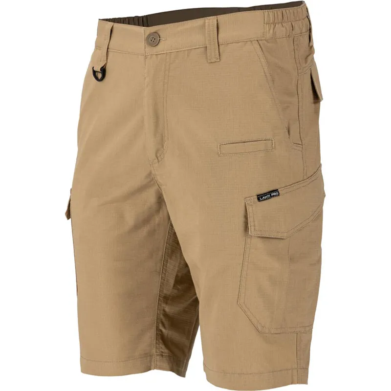 Pantalon Slim-Fit Scurt / Bej - S
